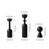 black candle holders dimensions size chart