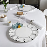 bone china plate and ceramic plate in the dining room