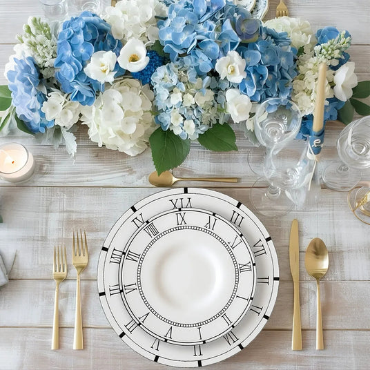 bone china plate and ceramic plate in the dining room