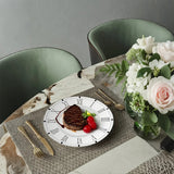 bone china plate and ceramic plate on the table