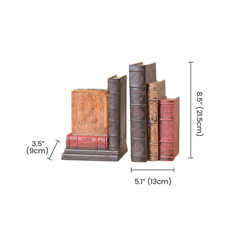 bookend sculptures dimensions guide