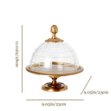 brass cake stand size chart