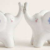 ceramic elephant trunks leaf detail