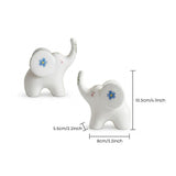 ceramic elephants dimensions