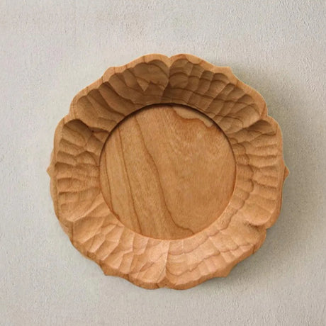 cherry wood serving plate