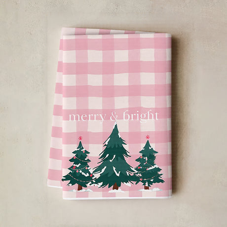 christmas tree dish towels