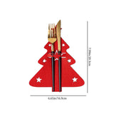 christmas tree fork & knife holder size chart