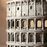 close up of colosseum bookend arch and columns