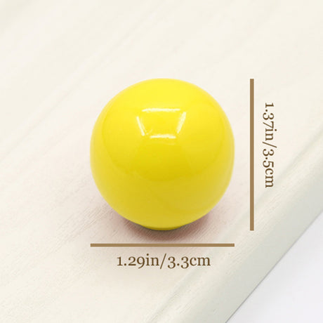colorful ceramic handles yellow