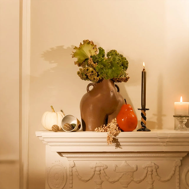 creative french vintage art pear on table