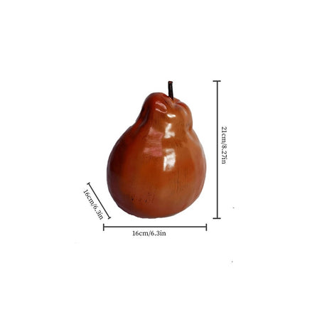 creative french vintage art pear size chart