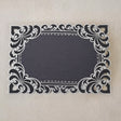 dark grey polyester placemats 08112