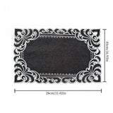 dark grey polyester placemats size chart