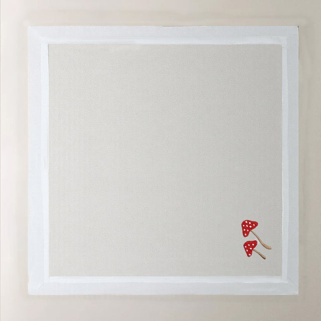  dinner napkin mushroom