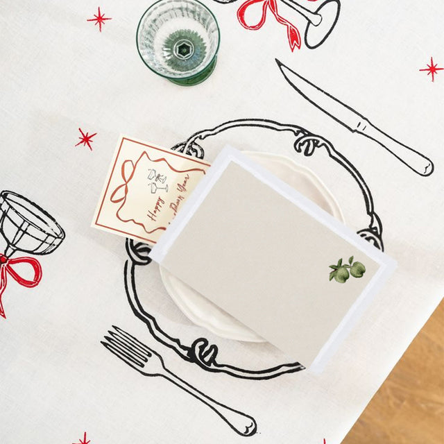 dinner napkin on plate