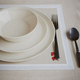 dinner napkin on table