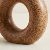 donut vase curved shape close up