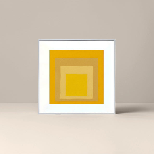 dopamine style gallery wall set canvas artwork Deep Yellow&Bright Yellow