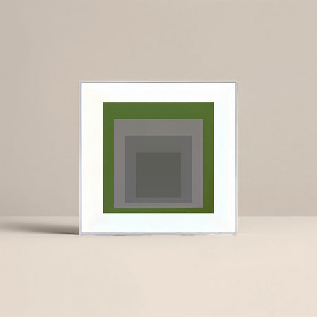 dopamine style gallery wall set canvas artwork grey&dark green
