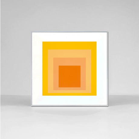 dopamine style gallery wall set canvas artwork orange&bright yellow