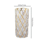 elegant gold rimmed drinking glasses size chart