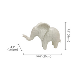 elephant sculpture schematic drawing with dimensions