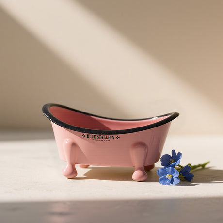 enamel-bathtub-shaped-soap-dish-with-drainage-holes-product-07115
