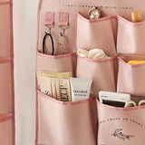 fabric wall-mounted storage bag details