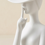 figure vase hand gesture close up