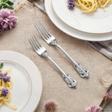 flatware set on the dining table