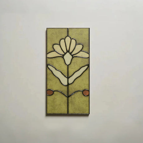 french retro bathroom enamel relief wall tile gulan