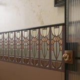 french retro bathroom enamel relief wall tile on the wall