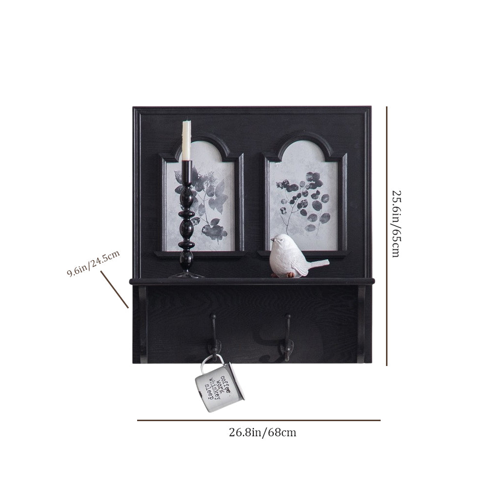 french vintage wooden black wine rack wall shelf size chart