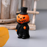 ghost witch doll resin figurine bad pumpkin ghost details