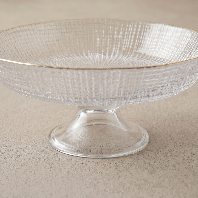 glass bowl base close up