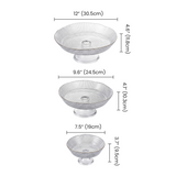 glass bowl size chart