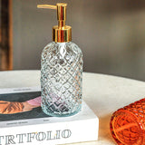 glass dispenser pump clear bottles details