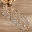 gold foil leaf cutout PVC placemat