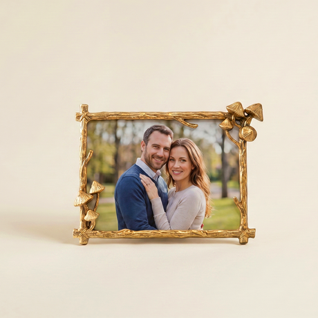 gold picture frame family photo