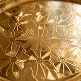 gold tray floral pattern