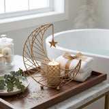 golden moon candlestick bathroom
