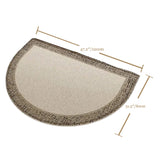 half round doormat size chart