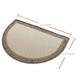 half round doormat size chart