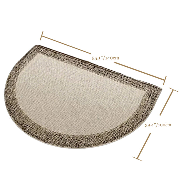 half round doormat size chart