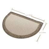 half round doormat size chart