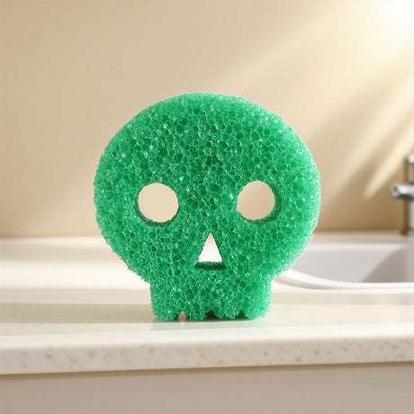 halloween series smiling scrubber sponge 