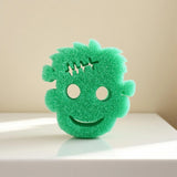 halloween series smiling scrubber sponge 