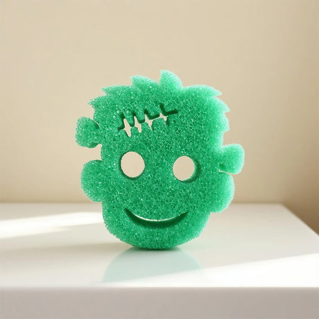 halloween series smiling scrubber sponge 