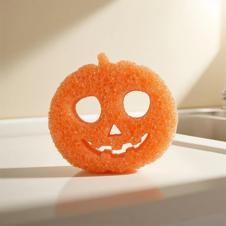 halloween series smiling scrubber sponge 