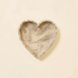 handcrafted wooden original heart shaped decorative serving tray
